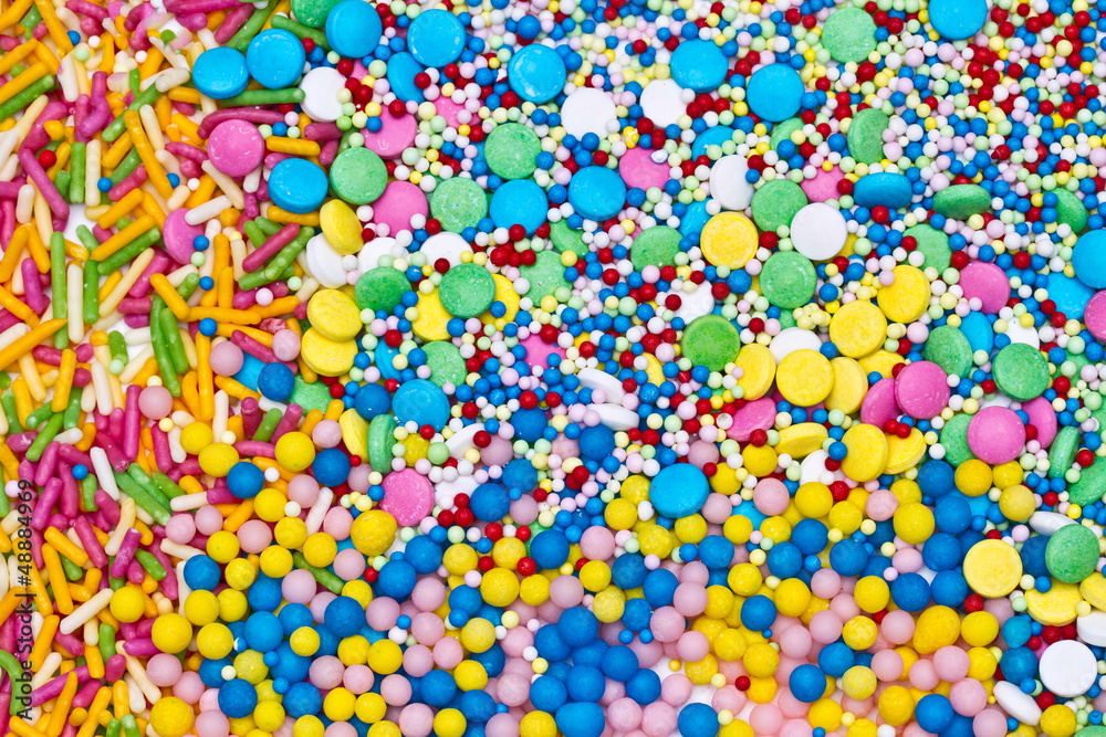 colorful candies background