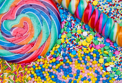 colorful candies background