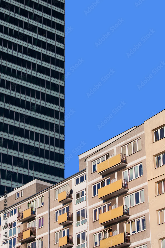Apartment Building and Skyscraper