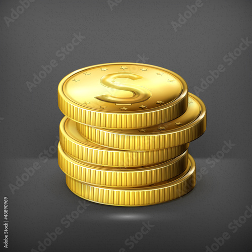Stack of coins