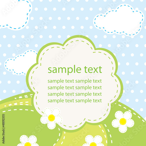 vector background for baby