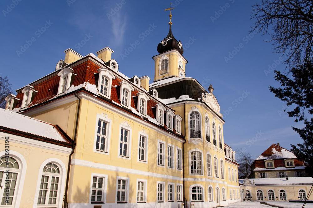 Fototapeta premium Leipzig Gohliser Schlösschen im Winter