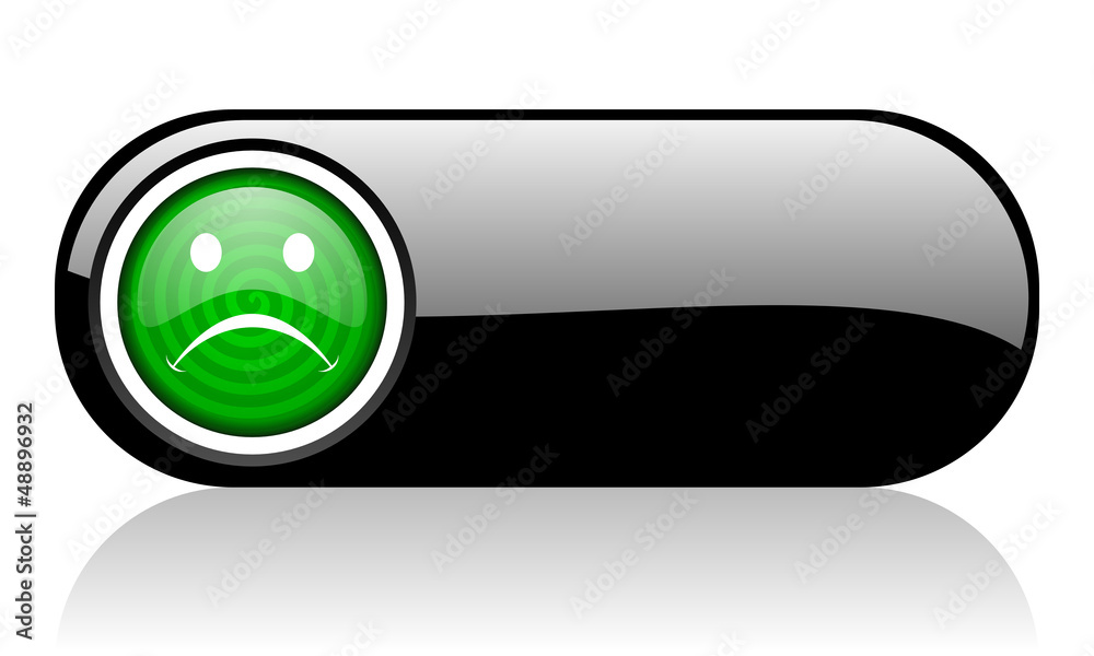 cry black and green web icon on white background cry black and green web icon on white background