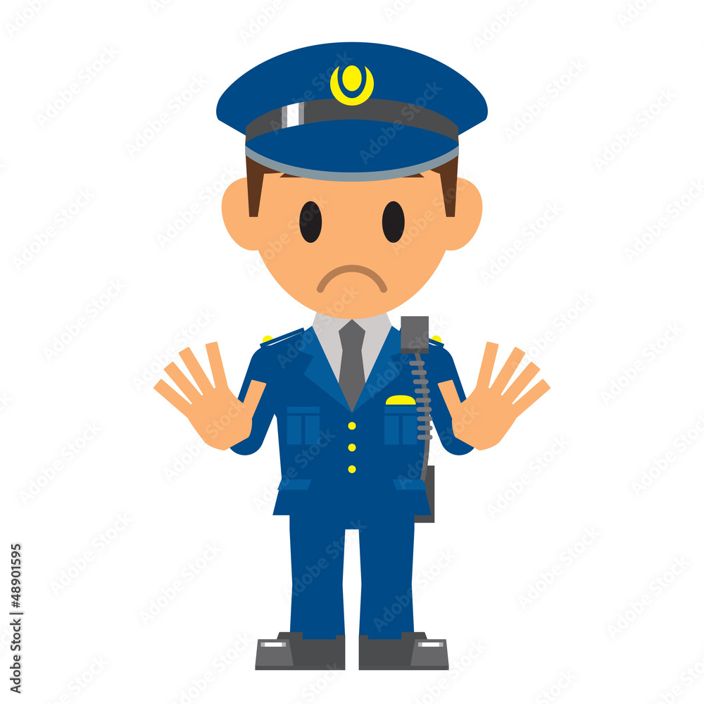 警察官　止める