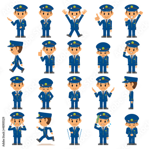警察官　喜怒哀楽　01