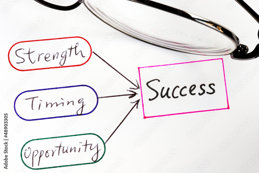 Strength, Timing, and Opportunity are the elements to Success Strength, Timing, and Opportunity are the elements to Success