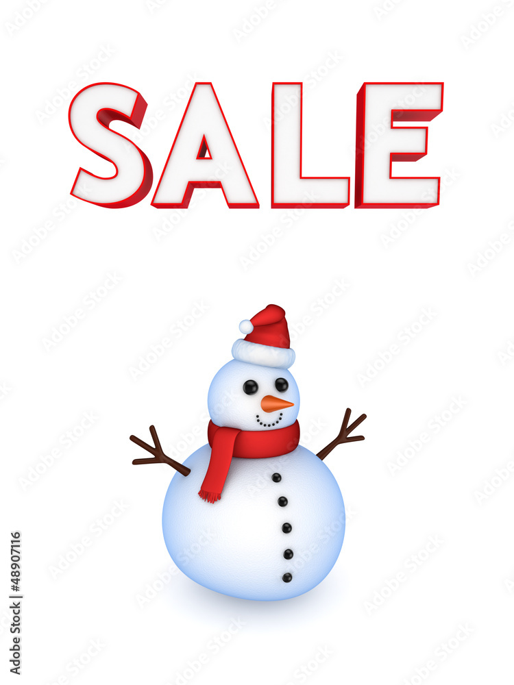 Christmas sale concept. Christmas sale concept.