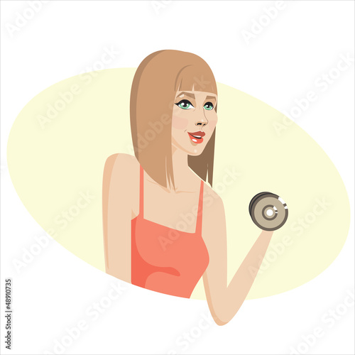 exercises with dumbbell