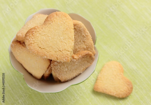 heart shaped cookies