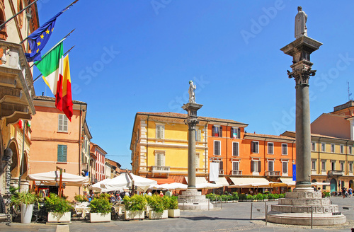 Italy, Ravenna People square