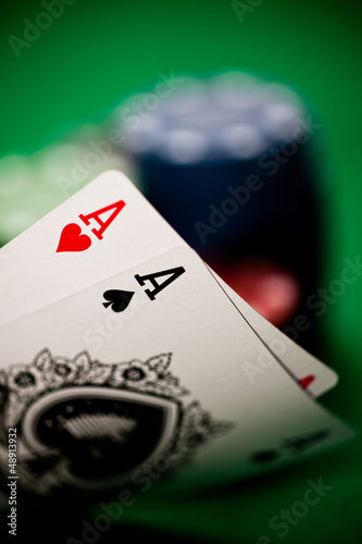 Glück im Spiel, Poker und 2 Asse