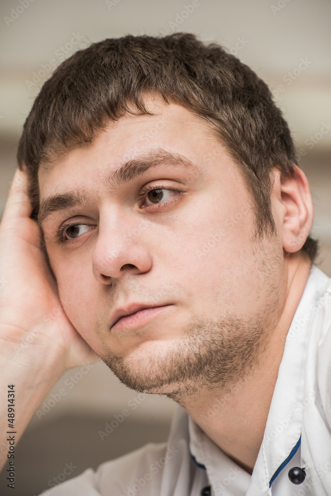 Obraz premium pensive man