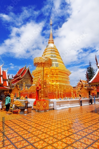 Wat Phra That Doi Suthep is a major tourist destination of Chian