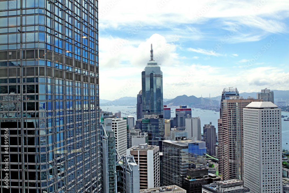 Fototapeta premium Hong Kong skylines