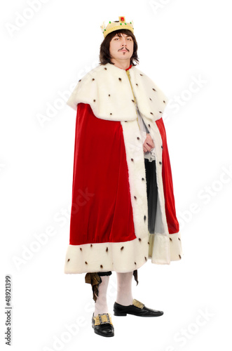 man in the royal costume