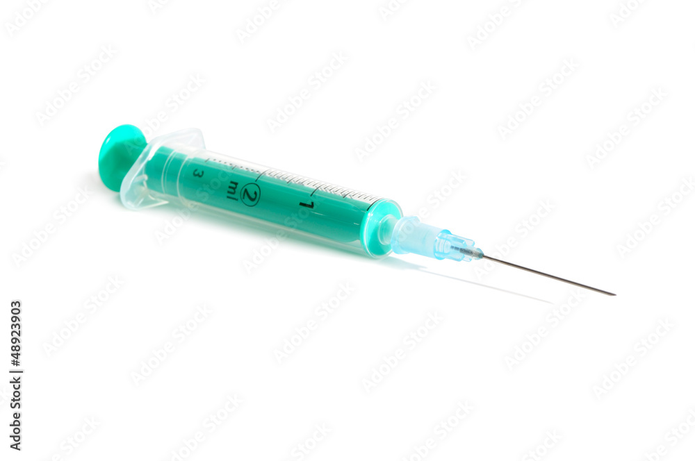 syringe isolated on white background syringe isolated on white background