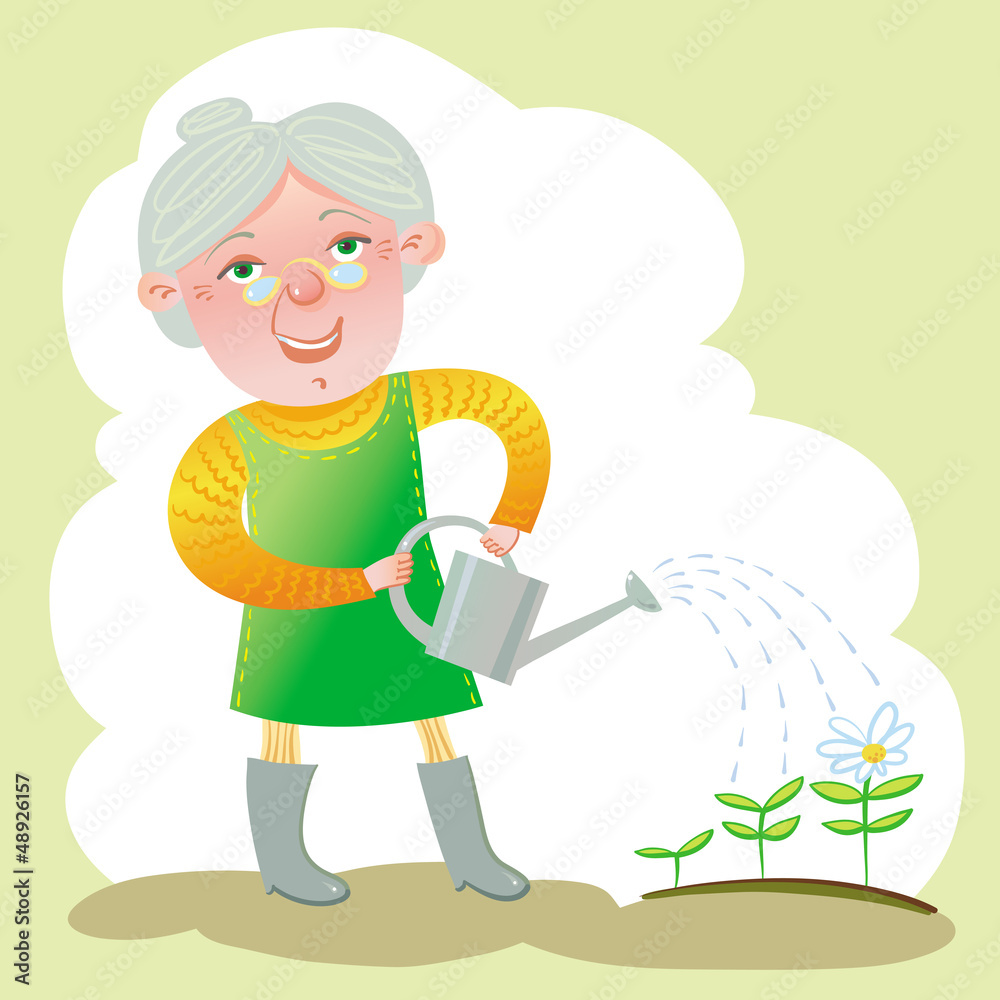 Fototapeta premium Old Gardener.