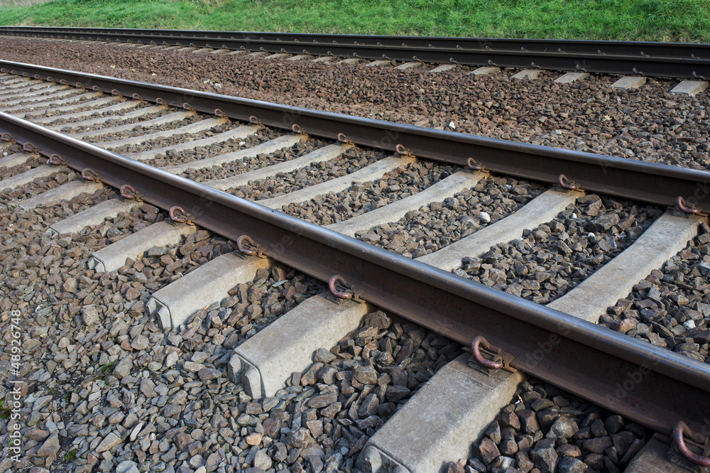 Naklejka premium Railroad track