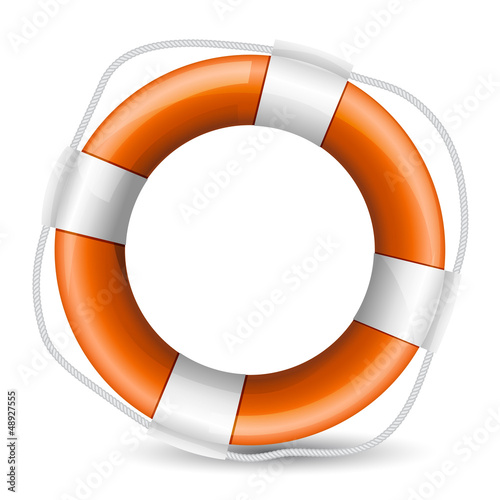 realistic illustration of life buoy