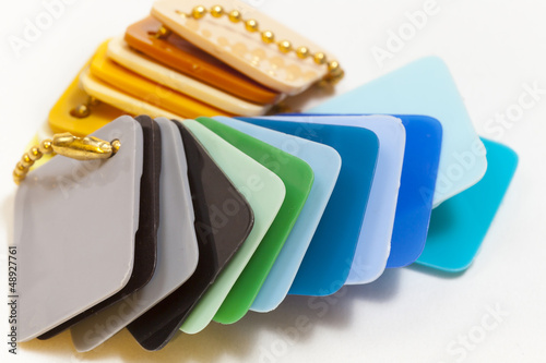 Colorful plastic chips