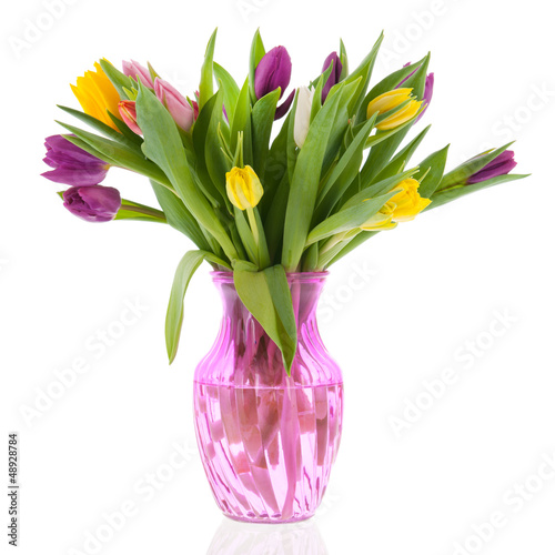 Fototapeta Naklejka Na Ścianę i Meble -  Bouquet tulips in fase