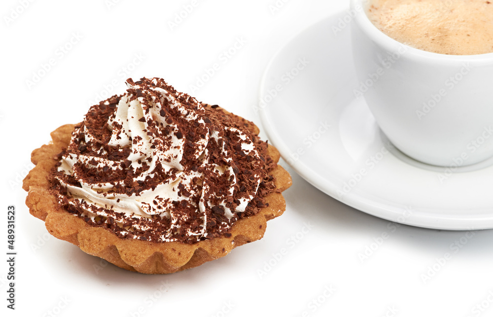 chocolate cake with a cup of coffee chocolate cake with a cup of coffee