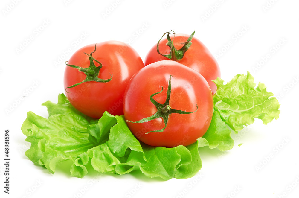 Tomato vegetable and lettuce salad Tomato vegetable and lettuce salad