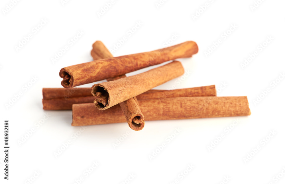 cinnamon isolated on white background cinnamon isolated on white background