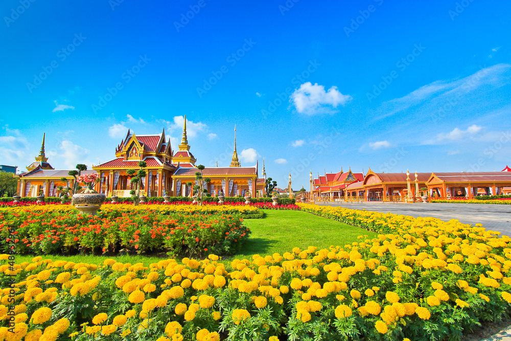 Thai royal funeral.