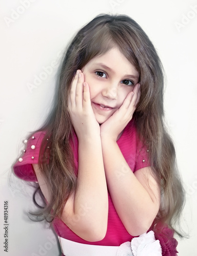 Portrait of young pretty girl © SalmArina