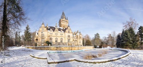 Schloss Hummelshain, Winter, Thüringen