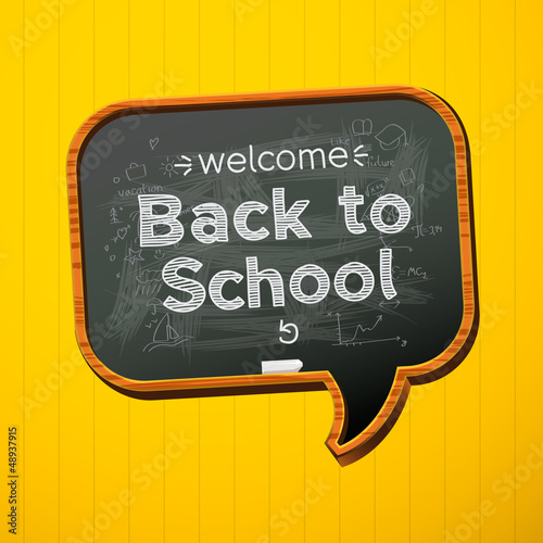 Back to school, vector Eps10 illustration.