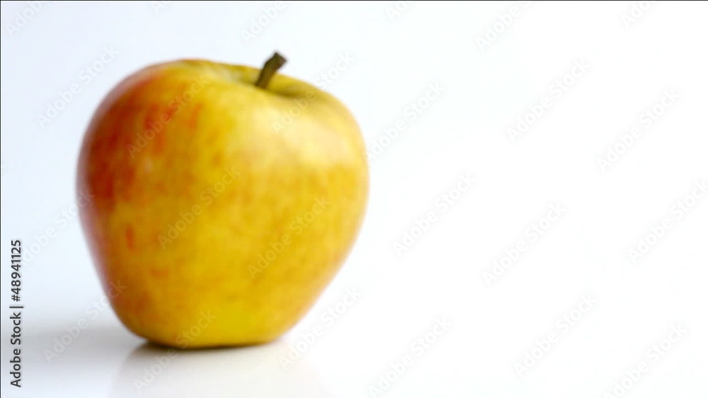 Single Apple with Copy Space- Zoom Out Single Apple with Copy Space- Zoom Out
