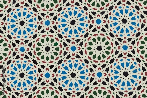 Oriental ornament. Arab mosaic