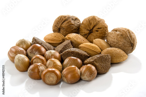 nuts, dried fruits and nuts