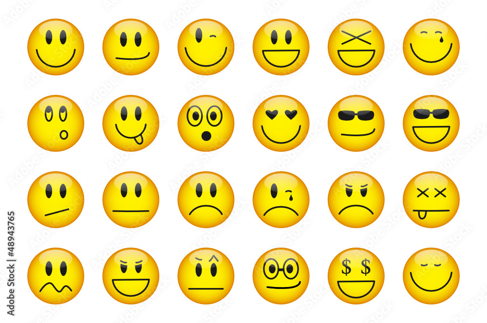 Smiley Button Set Smiley Button Set