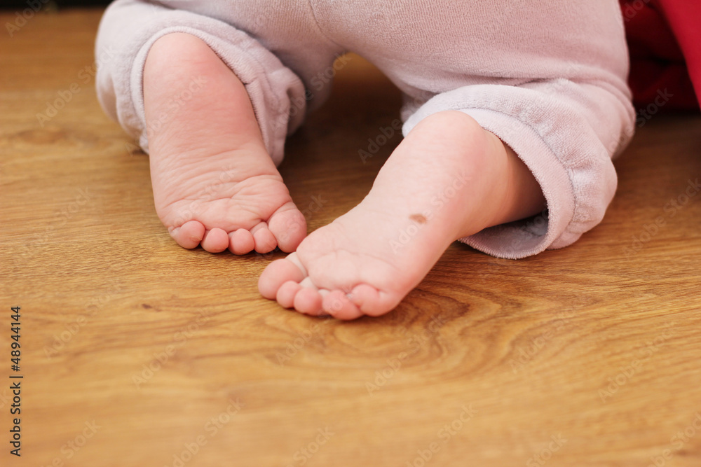 Small heels of the child Small heels of the child
