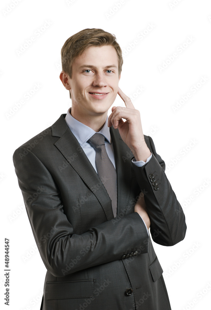 portrait of a successful businessman smiling portrait of a successful businessman smiling