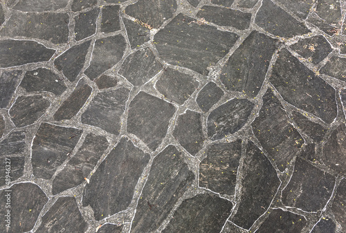 harmonic pattern of slate tiles