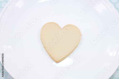 Valentine heart cookie