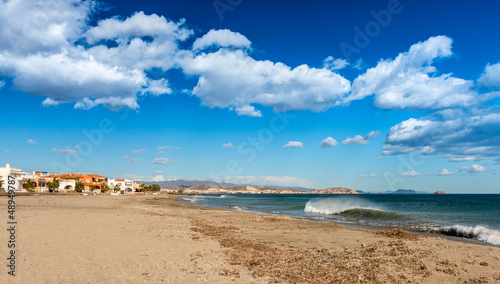 Pozo Del Esparto Beach, San Juan, Almeria, Spain photo