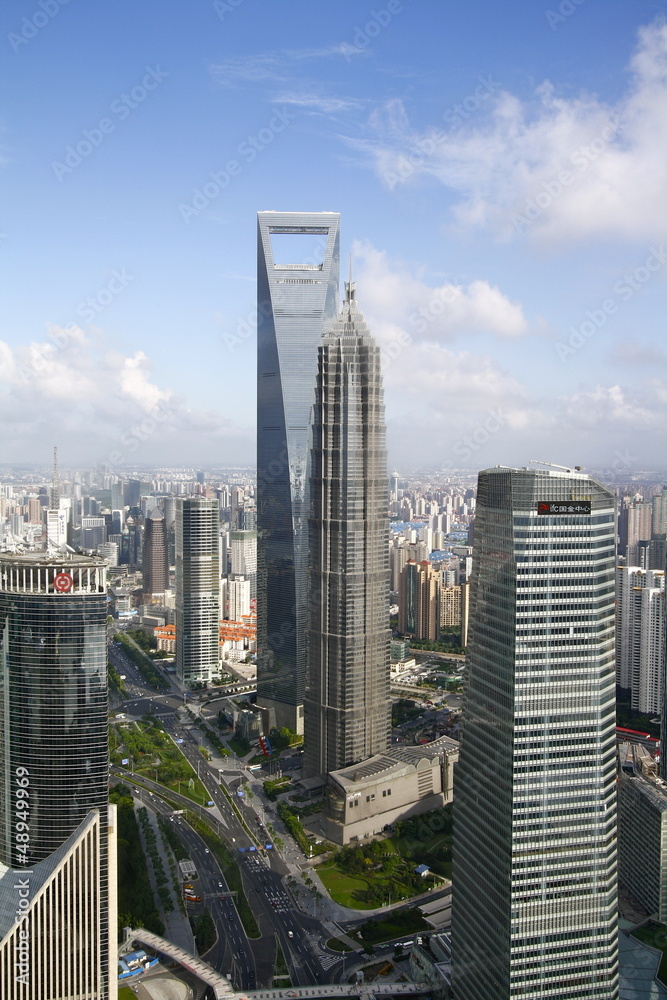 Obraz premium Jin Mao and World Financial Center