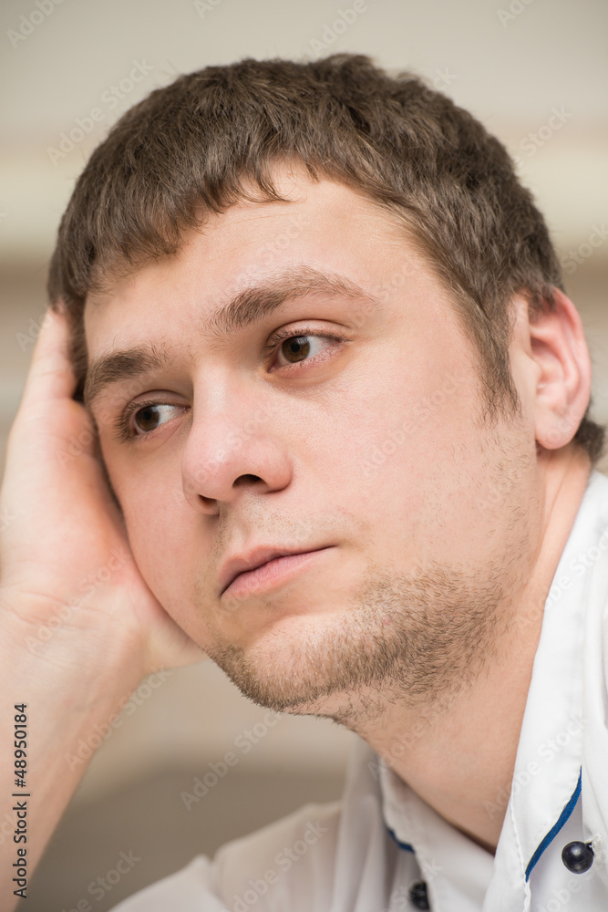 Obraz premium pensive man