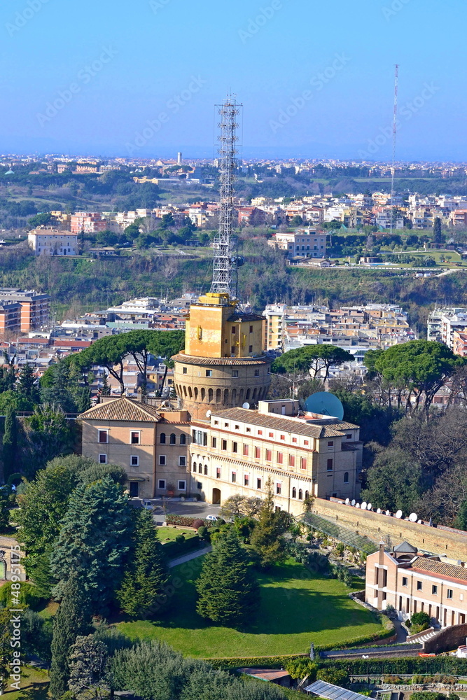 Torre Gregoriana o Torre della radio - Giardini Vaticani