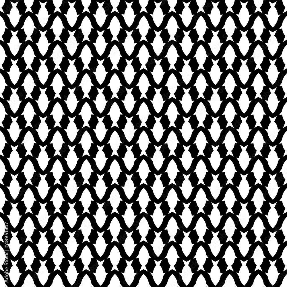Seamless fish pattern Seamless fish pattern