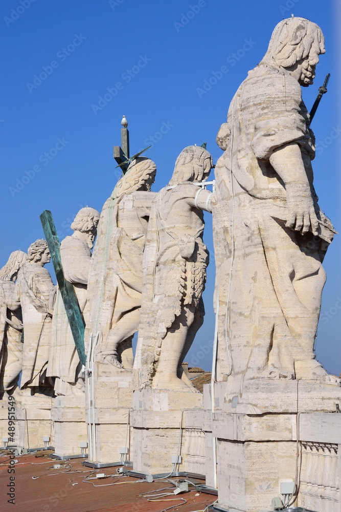Statue di Gesù e degli Apostoli - Balaustra di San Pietro 