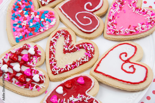 Valentine heart cookie