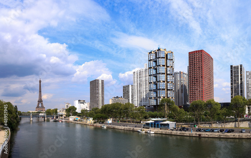 A view of Paris, and the River Seine