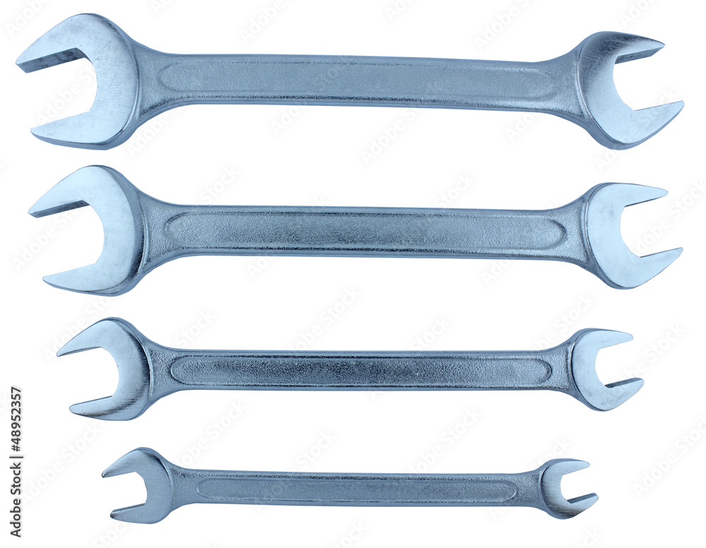 Stainless Steel Wrench close up Stainless Steel Wrench close up