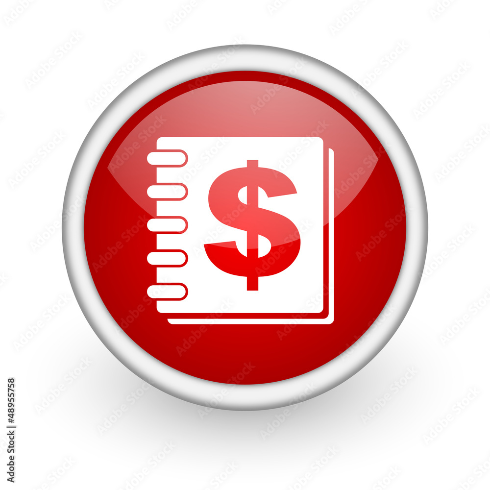 money red circle web icon on white background money red circle web icon on white background